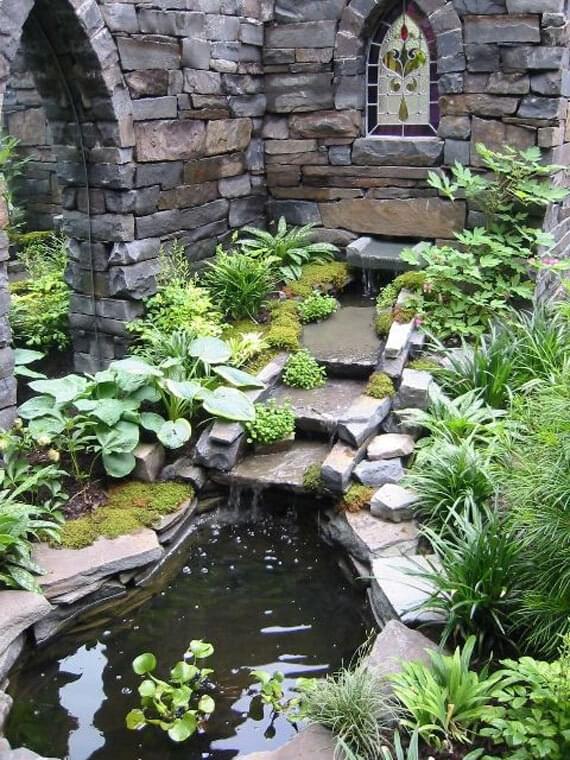 Complete pond restoration for algae-filled backyard pond in Calgary